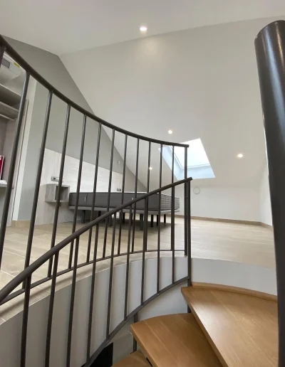 Vista de salón de apartamento